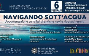 Giovedì 6 “Navigando sott’acqua. Documentazione su relitti di antiche navi e ritrovati reperti”