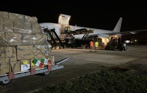 Emergenza Coronavirus: partito da Brindisi un volo umanitario per la Cina