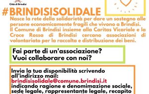 Nasce “Brindisi Solidale” per aiutare le famiglie in difficoltà: ecco come partecipare