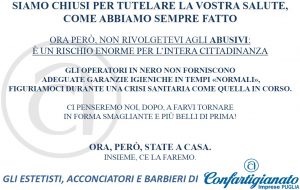 Confartigianato: “indispensabile contrastare l’abusivismo nel settore acconciatura ed estetica”
