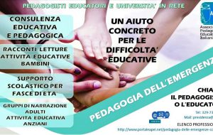 Coronavirus: L’Associazione Pedagogisti ed Educatori Italiani al fianco delle famiglie