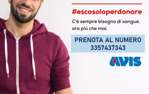 #escosoloperdonare: Mercoledì 8 donazione Avis presso l’Ospedale di Mesagne