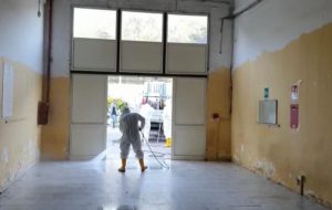 Sanificato il dormitorio di via Provinciale per San Vito