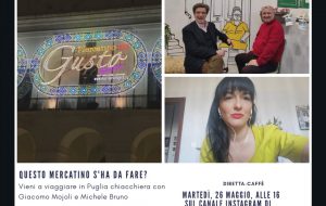 “Mercatino del gusto”, “Puglia Expò” e la situazione italiana della ristorazione nel post-Covid in discussione nella nuova settimana di appuntamenti di Vieni a viaggiare in Puglia