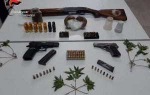 Armi, droga e furti: due arresti e tre denunce a San Pietro