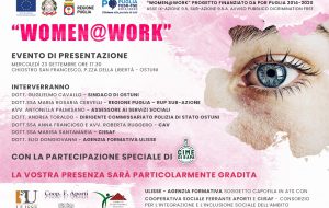 Discrimination Free- WOMEN @ WORK. Un progetto contro la discriminazione di genere e volto a favorire l’occupazione delle donne