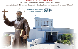 Il 27 settembre la Dedicazione della Chiesa San Lorenzo da Brindisi