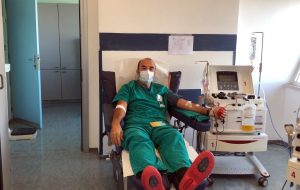 Plasma dei guariti: nuova donazione al Centro trasfusionale