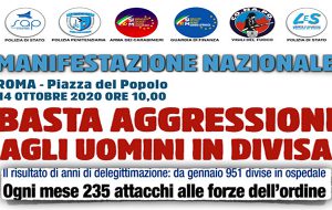 Basta aggressioni agli uomini in divisa: delegazione Sap di Brindisi a Roma per partecipare alla manifestazione nazionale