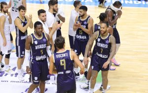 Visconti e Thompson guidano Brindisi all’esordio vincente in Champions League