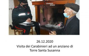 89enne vede in tv la storia dell’anziano di Bologna e chiede compagnia ai Carabinieri