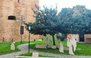 Ecotecnica dona il presepe nel giardino dei Bastioni
