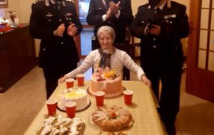 I Comandanti dei Carabinieri di San Vito e Mesagne rendono omaggio alla madre di Cosimo Miccoli