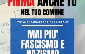 Raccolta firma per la proposta di legge contro la propaganda fascista