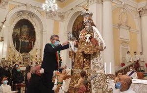 Il Sindaco Matarrelli consegna le Chiavi alla Madonna del Carmine: il discorso