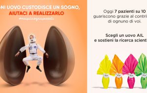 Uova di Pasqua AIL: ecco come prenotare il dono solidale. L’appello di Chiara Sergio e dell’arbitro Marco Di Bello