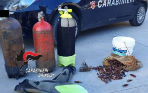Pescano 7 Kg. di datteri di mare: arrestati due uomini