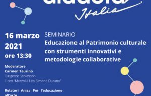 Brindisi alla Fiera Didacta 2021 nello spazio ANISA APS