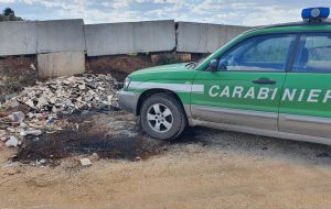 Terreno agricolo ridotto a discarica con il placet del proprietario: intervengono i Carabinieri Forestali