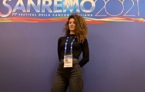 La ballerina brindisina Federica Strabace al Festival di Sanremo