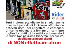 Rider: fissata giornata di mobilitazione per venerdì 26 marzo