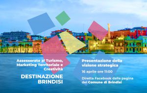 Destinazione Brindisi: il 16 aprile evento on line
