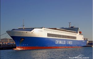 Porto di Brindisi: dal 20 aprile entra in linea l’Eurocargo Valencia di Grimaldi