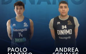 La Dinamo Basket Brindisi acquista a titolo definitivo i giovani Mazzeo e Scivales