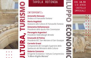 Cultura, turismo e sviluppo economico, dalla resilienza alla ripartenza: se ne parla venerdì 28 a Francavilla