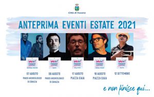Wow Fasano: ad Agosto Colapesce e Dimartino, Diodato, Willie Peyote, Samuele Bersani e Roy Paci