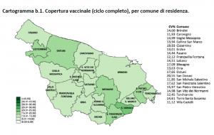 Campagna vaccinale anti Covid: il report sulle dosi somministrate in Provincia di Brindisi al 13 maggio