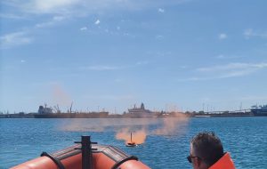 Aereo in mare nel porto di Brindisi: positiva la simulazione di soccorso diretta dalla Capitaneria di Porto