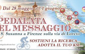 Pedalata del Messaggio: l’Asd Bike Torrese da Torre Santa Susanna a Firenze per combattere la Fibrosi Cistica