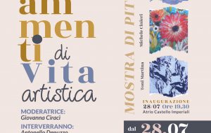 Mercoledì 28 luglio si inaugura la mostra “Frammenti di vita artistica”