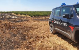 Identificato e denunciato il piromane che due giorni fa ha dato fuoco ad un terreno di Contrada Bottari