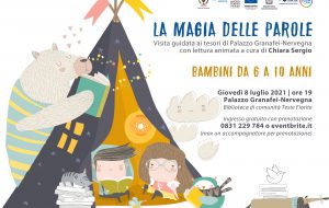 La magia delle parole: giovedi 8 luglio visita guidata per bambini tra i tesori della Brindisi romana custoditi a Palazzo Nervegna