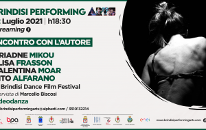 Brindisi Performing Arts Festival: domani incontro con l’autore in streaming