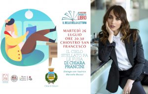 Chiara Francini a Un’emozione chiamata libro