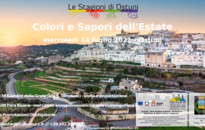 Mercoledì 14 ad Ostuni “Colori e Sapori dell’Estate”. Possibile anche il volo in mongolfiera