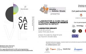Brindisi e le Antiche Strade: dal 21 al 23 Luglio “laboratori erranti” all’Ex Convento delle Scuole Pie