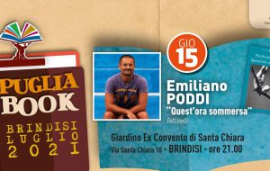 Puglia Book Brindisi: giovedì 15 Emiliano Poddi all’ex Convento Santa Chiara