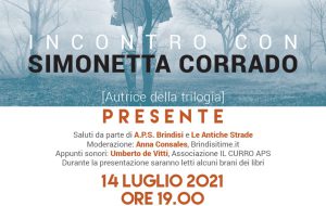 Mercoledì 14 Simonetta Corrado presenta la trilogia “Presente” all’Accademia degli Erranti
