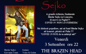 Due musicisti brindisini scelti per il tour pugliese di Bledar Sejko