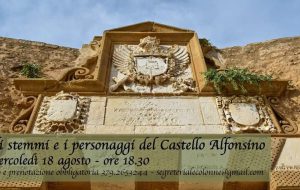 Domani visita guidata “Gli stemmi e i personaggi del Castello Alfonsino”