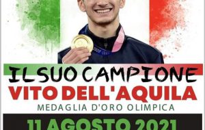 Mesagne festeggia il campione Vito Dell’Aquila: mercoledì 11 agosto allo Stadio “Alberto Guarini”