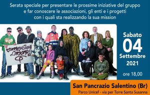 Strada Volontarie: sabato 4 “Festa Insieme” a San Pancrazio Salentino