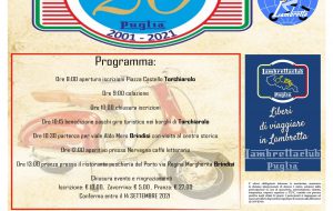 A Brindisi e Torchiarolo il raduno del Lambretta Club Puglia per festeggiare vent’anni di passione