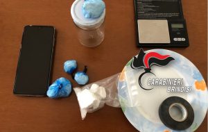 Cocaina e marijuana: arresti ad Erchie e Ceglie Messapica