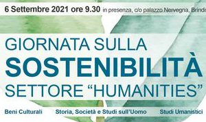 Giornata sulla sostenibilità: lunedì 6 a Brindisi ricerche umanistiche a confronto
