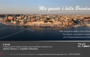 Ma quant’è bella Brindisi – un percorso a bordo del pullman turistico e tra le vie del centro storico
